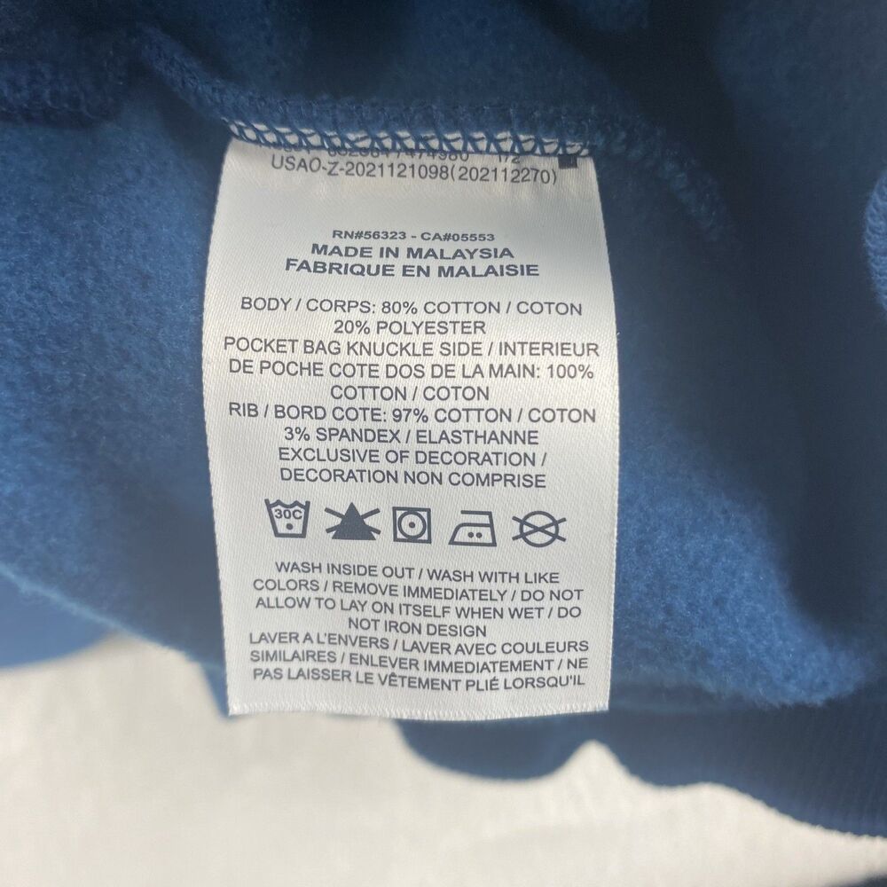 Nike Jogger Sweatpants Womens Large Blue Logo Swoosh Pockets Athletic Casual - Picture 10 of 10